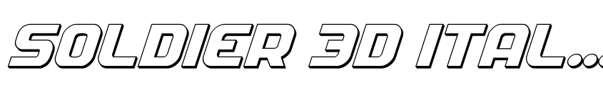 Preview Soldier 3D Italic