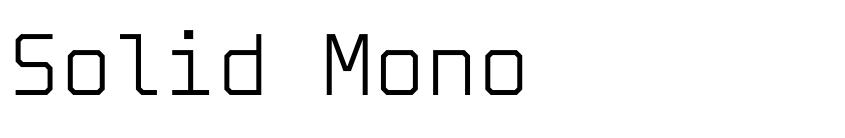 Preview Solid Mono