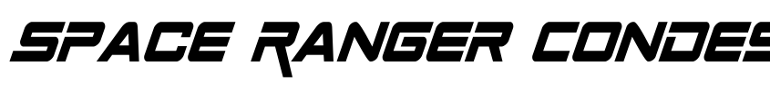 Preview Space Ranger Condesned Italic