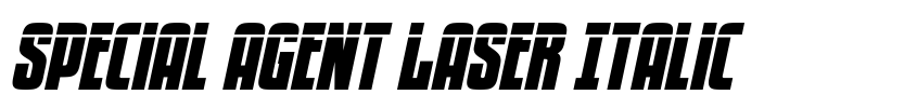 Preview Special Agent Laser Italic