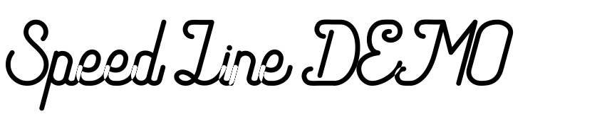 Preview Speed Line DEMO