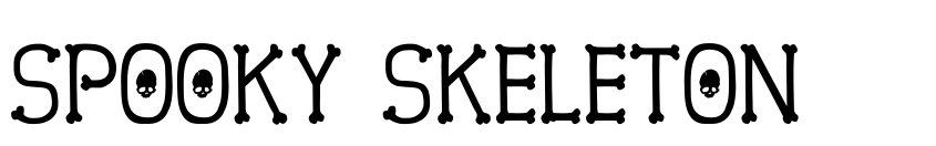 Preview Spooky Skeleton