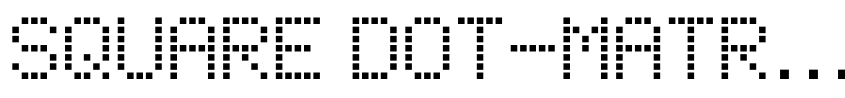 Preview Square Dot-Matrix