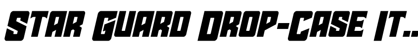 Preview Star Guard Drop-Case Italic