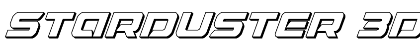 Preview Starduster 3D Italic