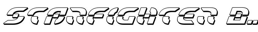 Preview Starfighter Bold 3D Italic