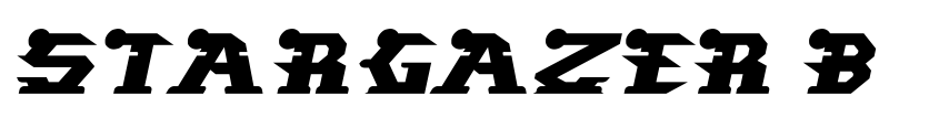 Preview STARGAZER Bold Italic