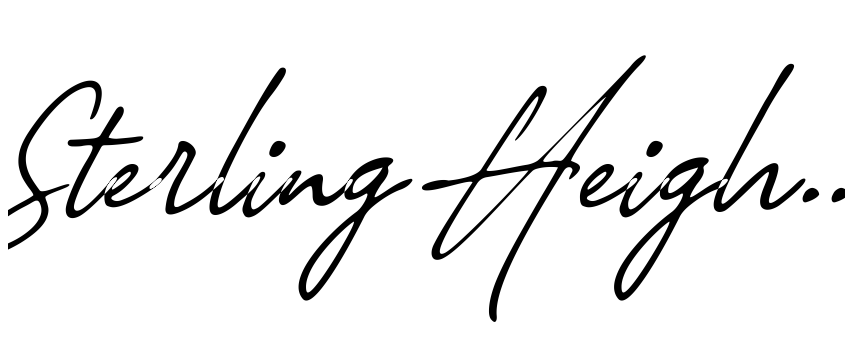 Preview Sterling Heights Font