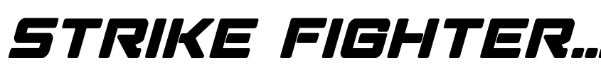 Preview Strike Fighter Bold Italic