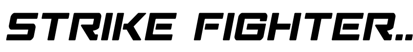 Preview Strike Fighter Semi-Italic