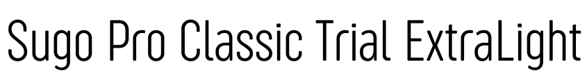 Preview Sugo Pro Classic Trial ExtraLight