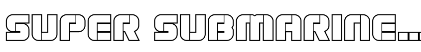 Preview Super Submarine Outline