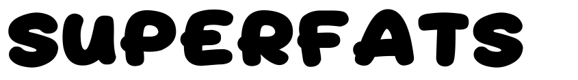 Font Superfats by Unknown