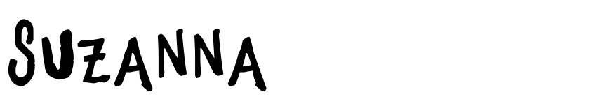Font Suzanna by Unknown