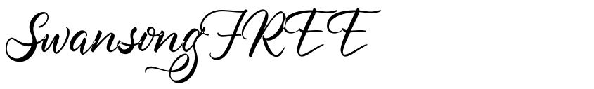 Font SwansongFREE by Vunira Design