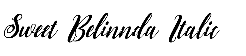 Preview Sweet Belinnda Italic
