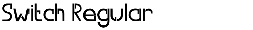 Font Switch Regular by Kassandra DanaÈ Escobar Rubio
