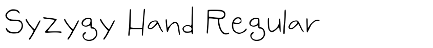 Preview Syzygy Hand Regular