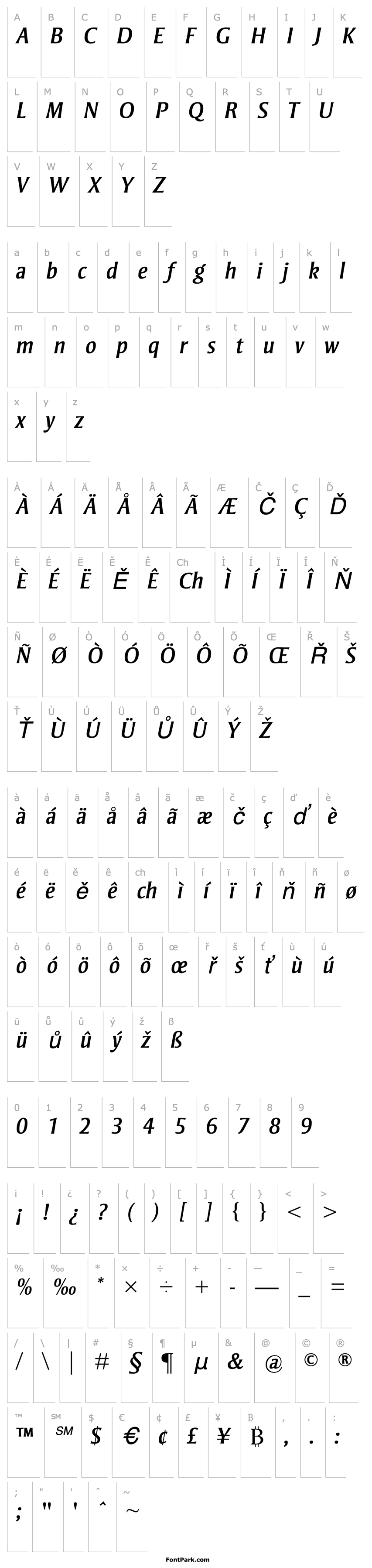 Overview StrayhornMT-Italic