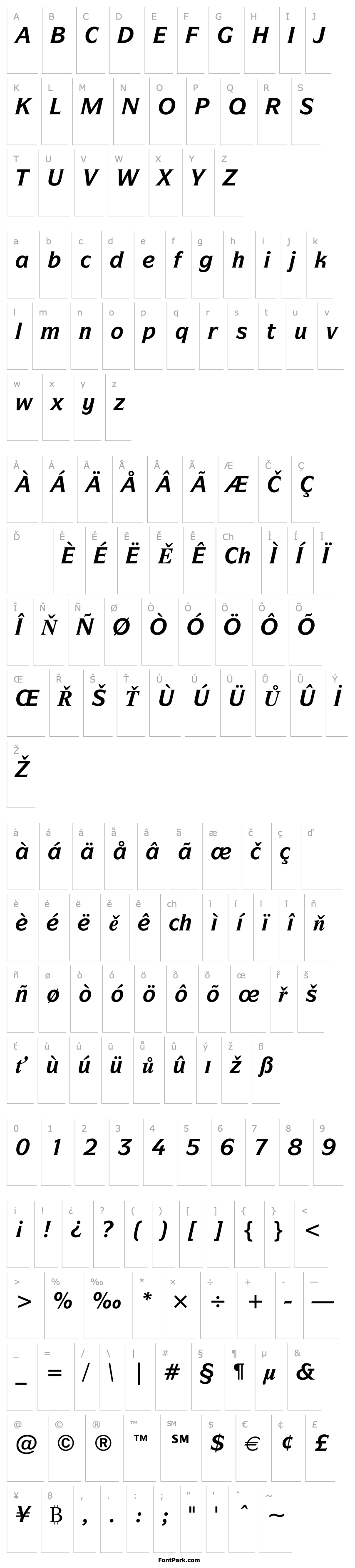 Overview Symbol ITC Bold Italic BT