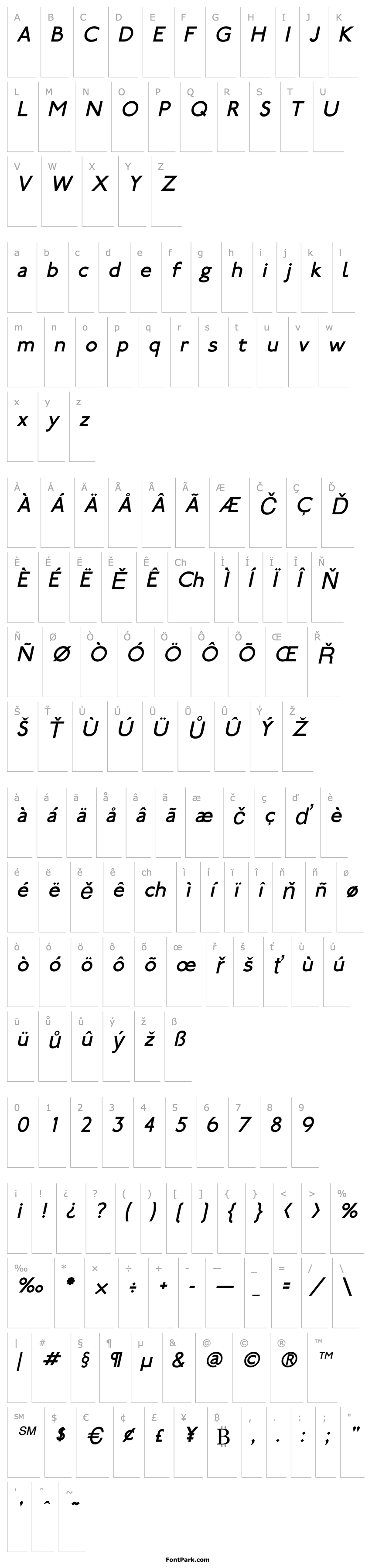 Přehled SubwayLondon Italic