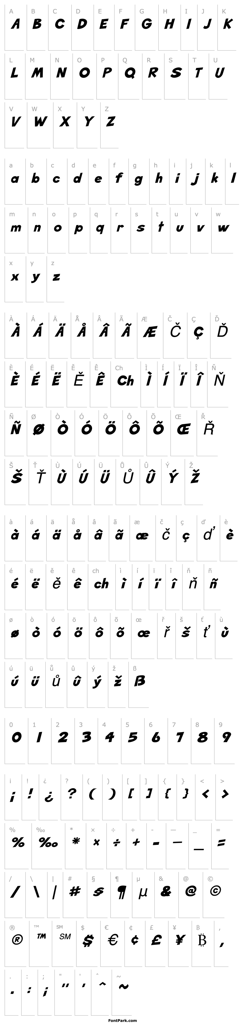 Overview SketchHeavy Italic