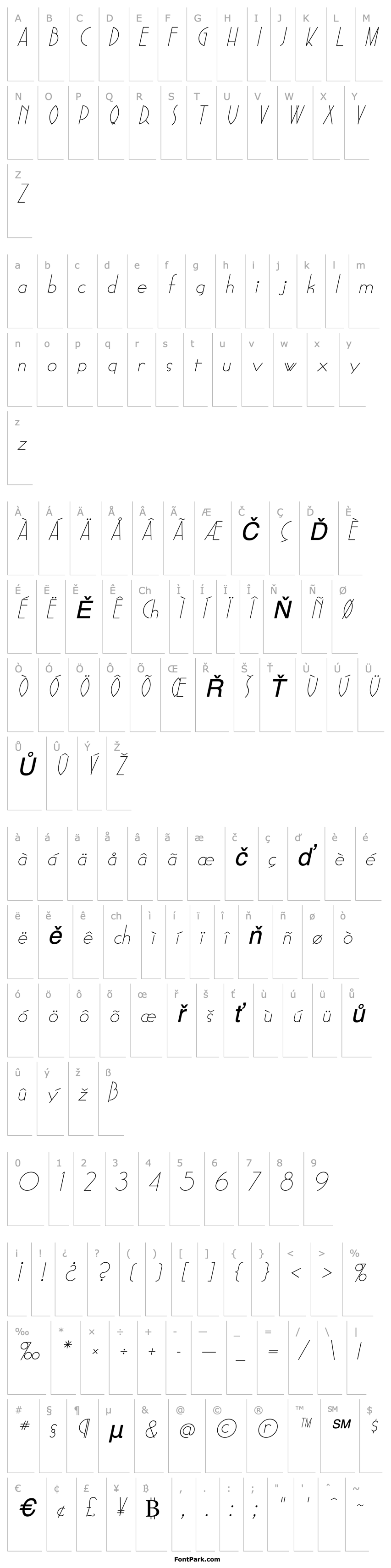 Overview Sadelle Italic