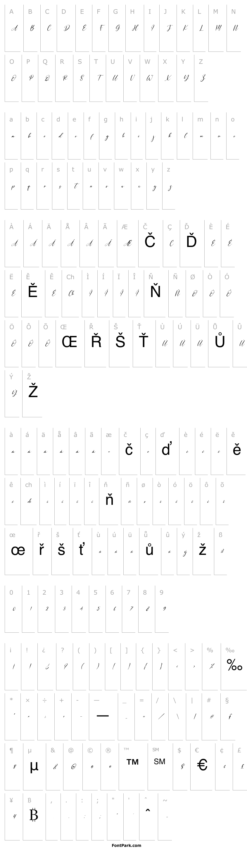 Přehled Sabrina Italic