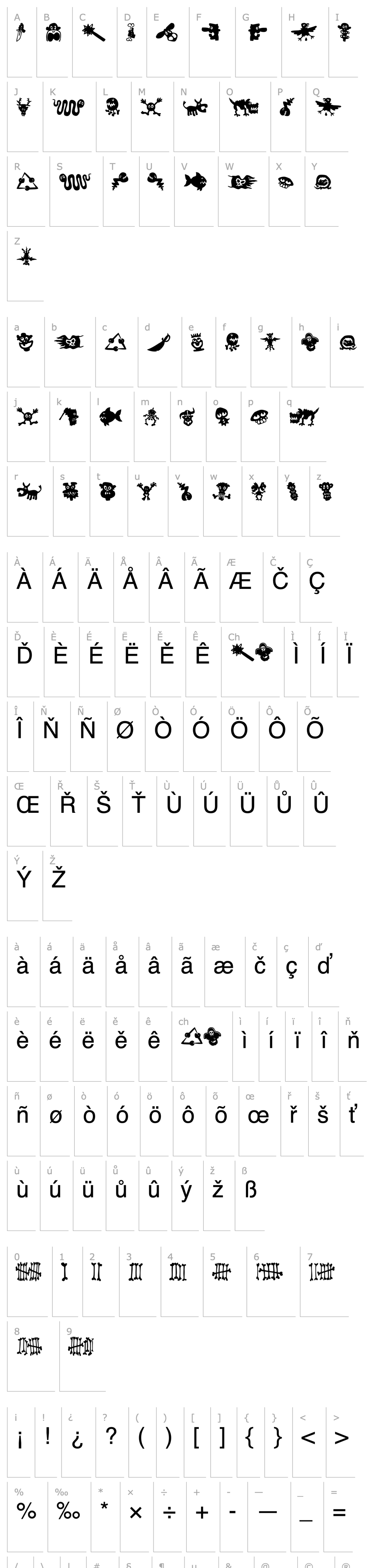 Overview Sam's Dingbats No.1