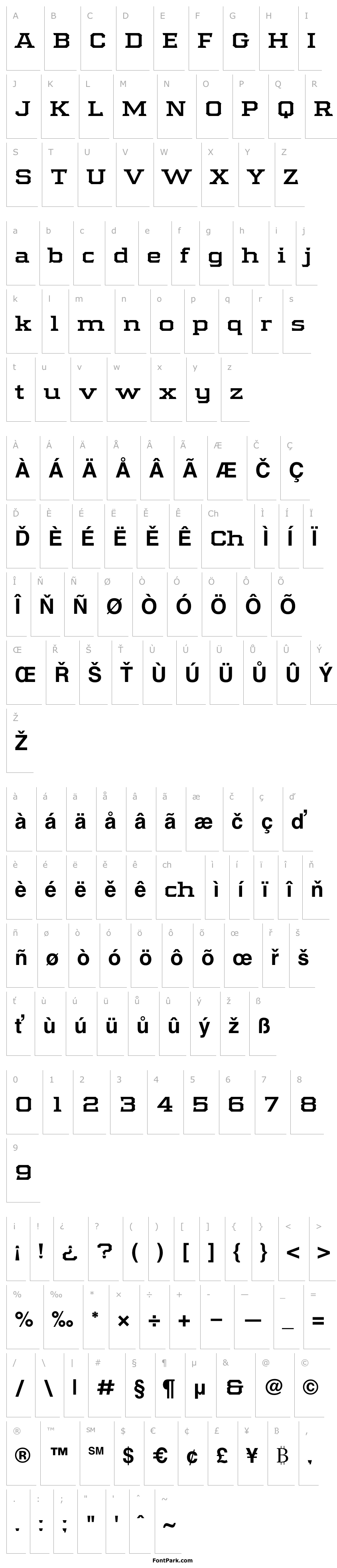 Overview Samton Extended Bold