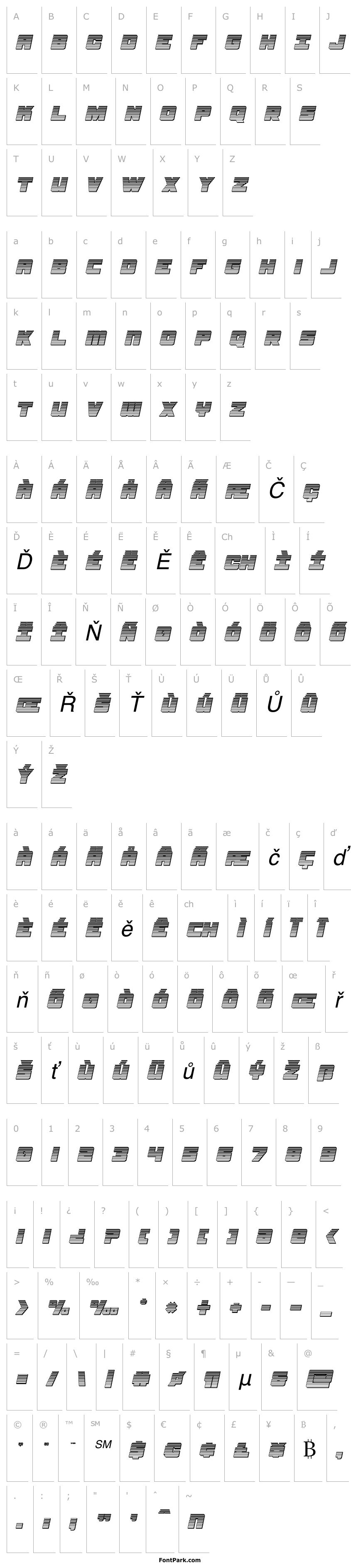 Přehled Samurai Terrapin Chrome Italic