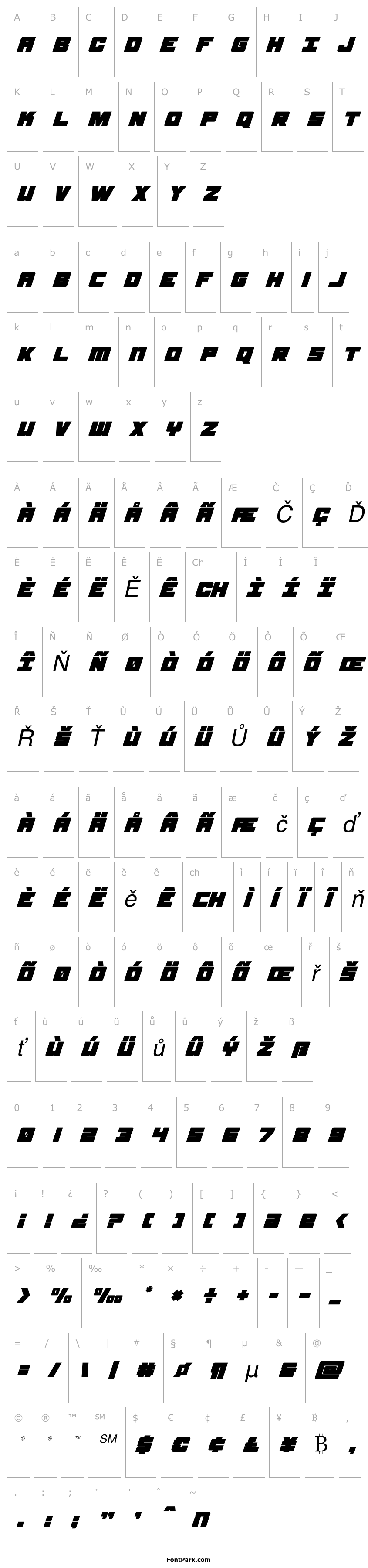 Přehled Samurai Terrapin Super-Italic
