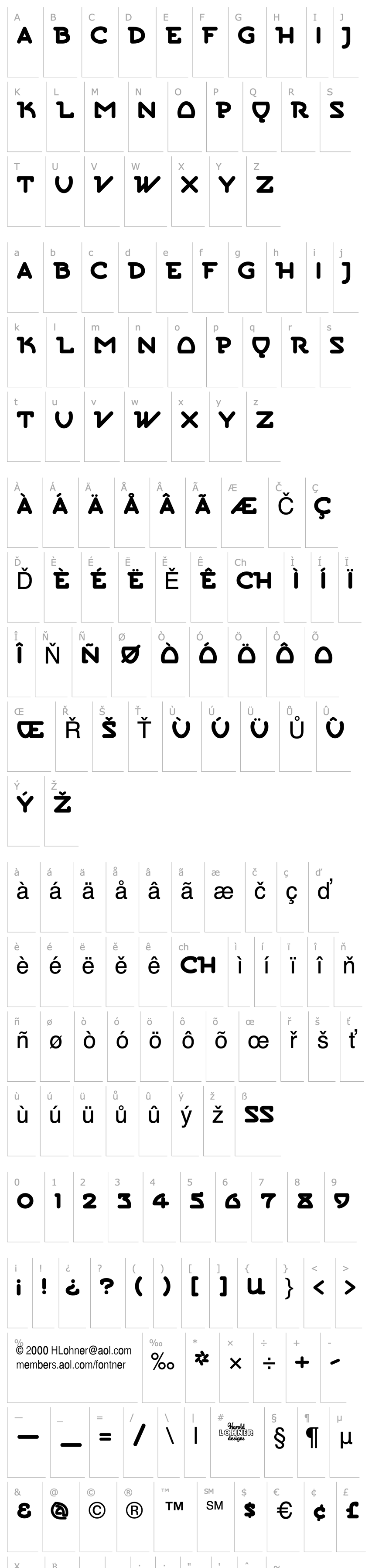 Overview SanitaryBold Caps