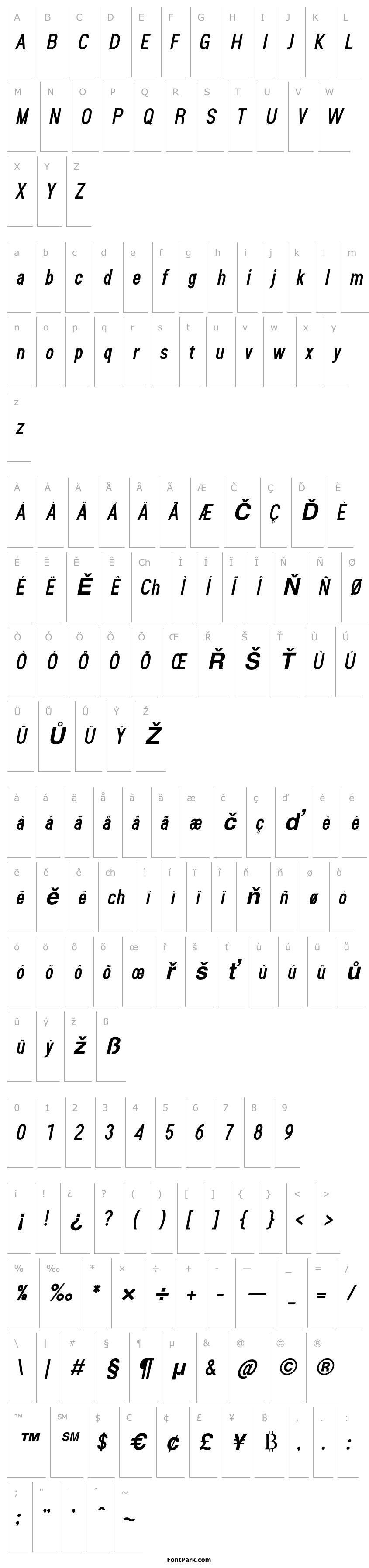 Overview Sanlulus Bold Italic