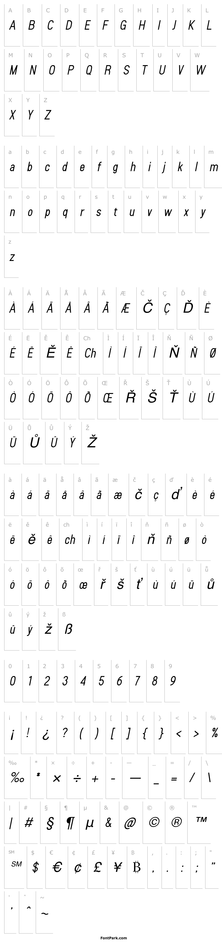 Overview Sanlulus Italic