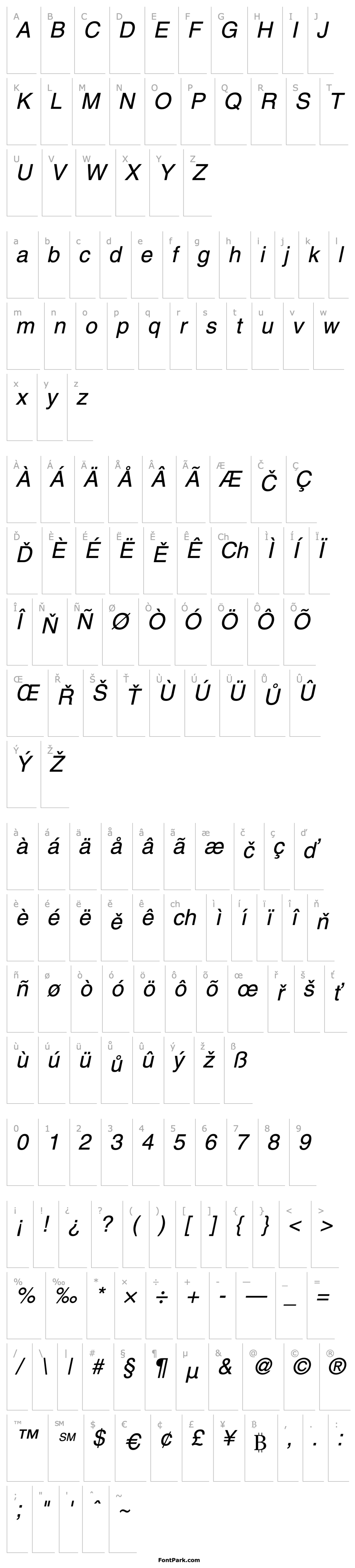 Overview Sans ITALIC