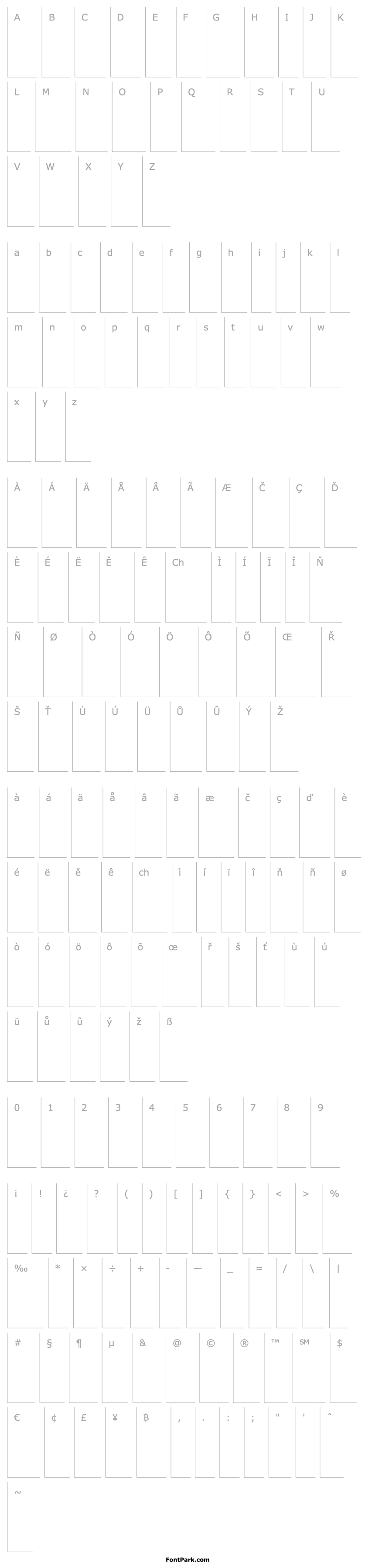 Overview SansSerifBookFLF-Italic