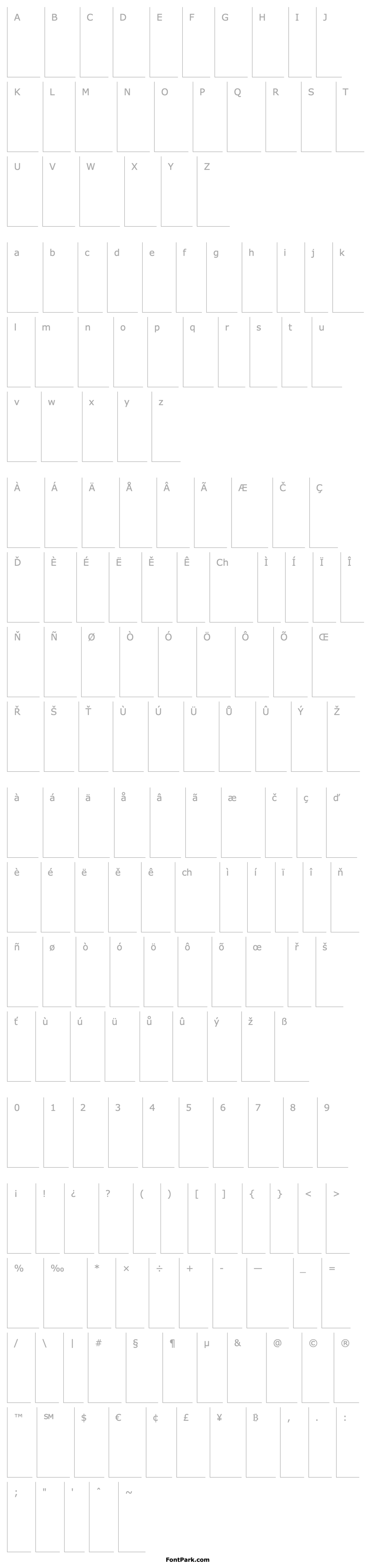 Overview SansSerifExbFLF-Italic