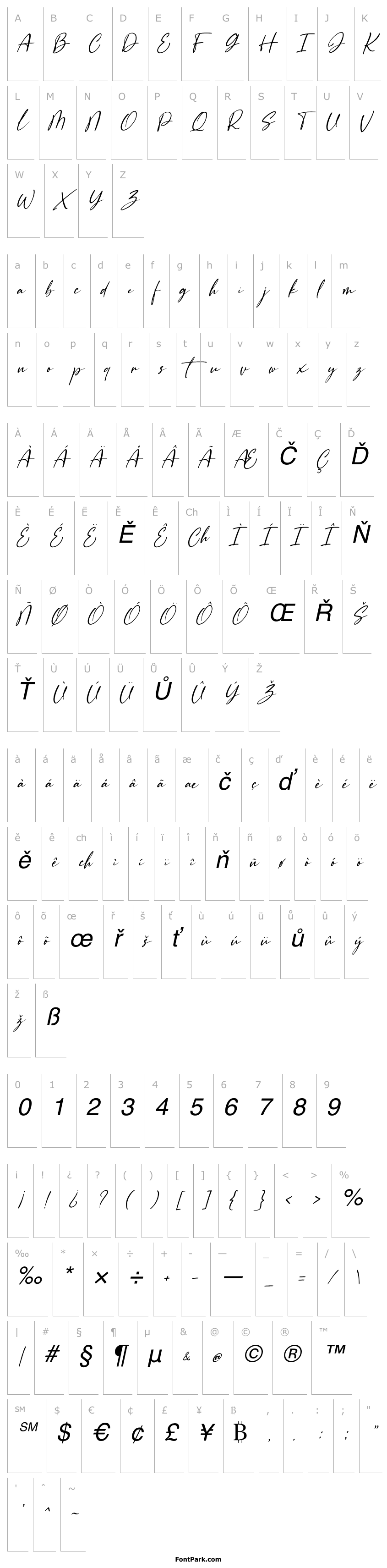 Overview Sattanic DEMO Italic