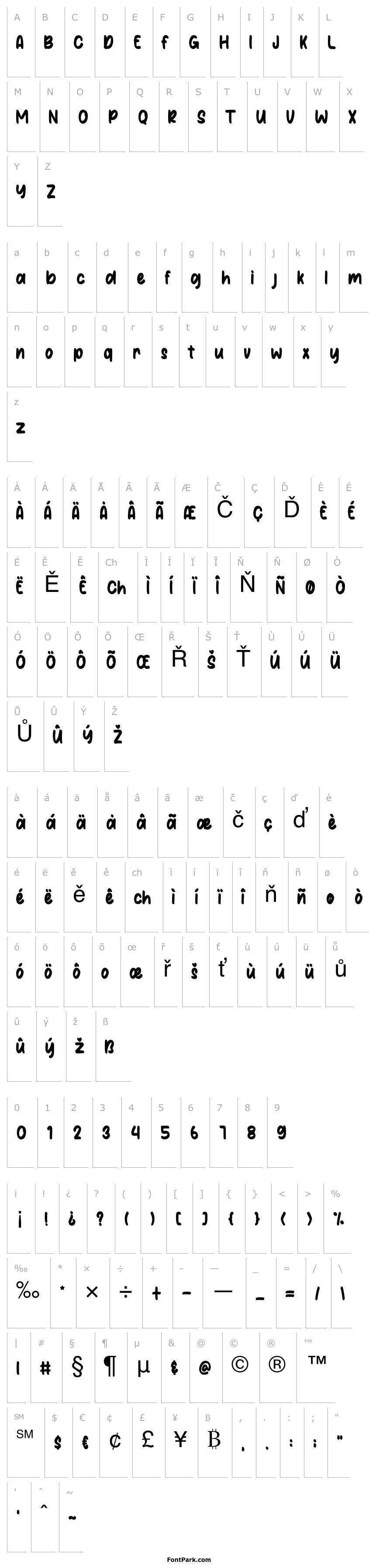 Přehled SaturdayAlright-Regular