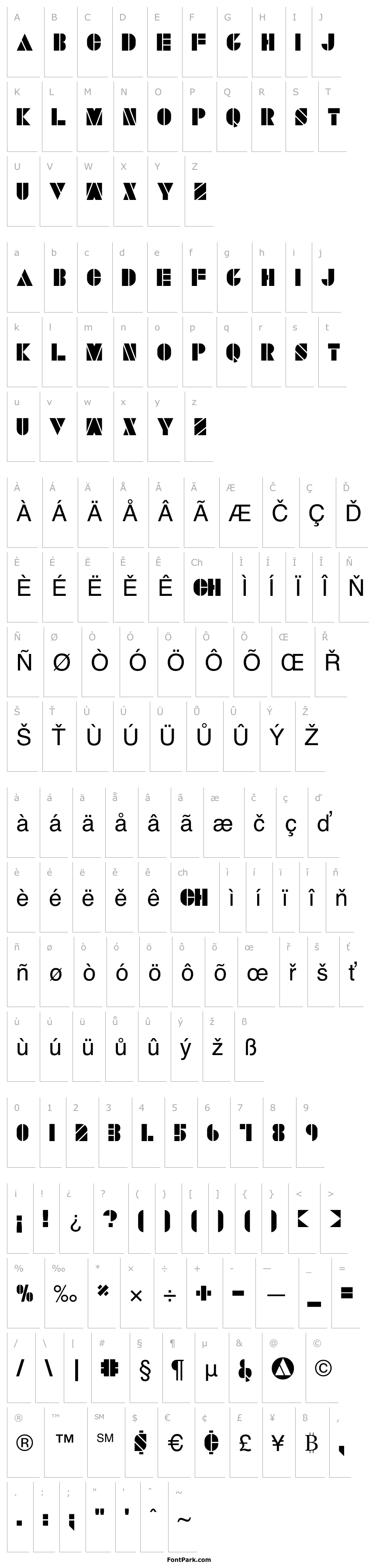 Overview SAVARO STENCIL