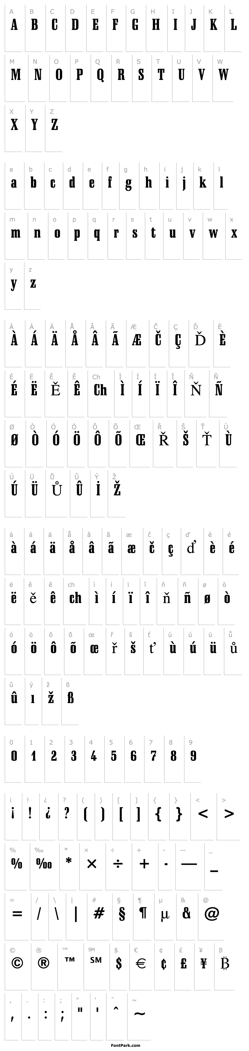 Overview Schadow Black Condensed BT