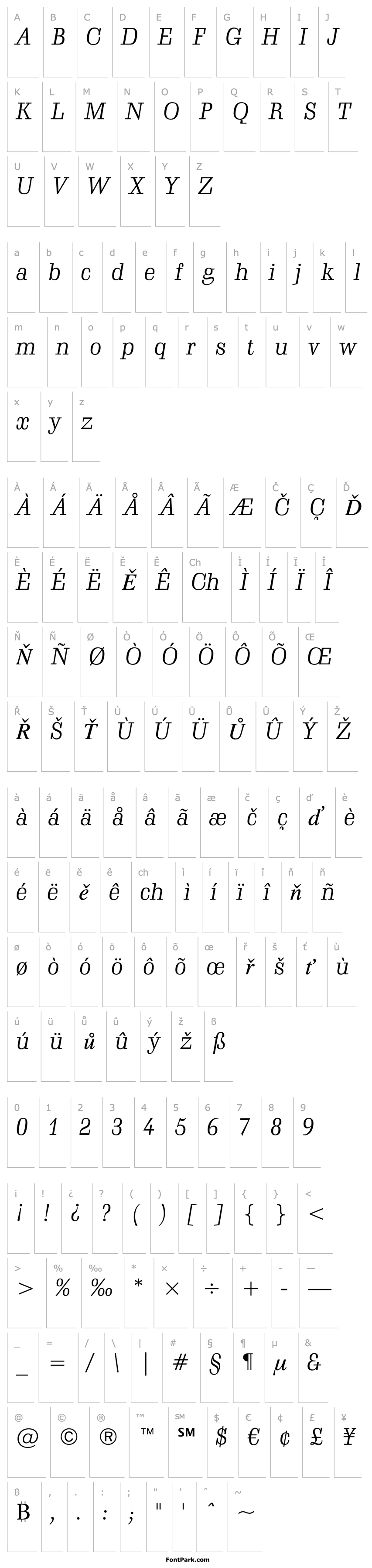 Overview Schadow Lt BT Light Cursive