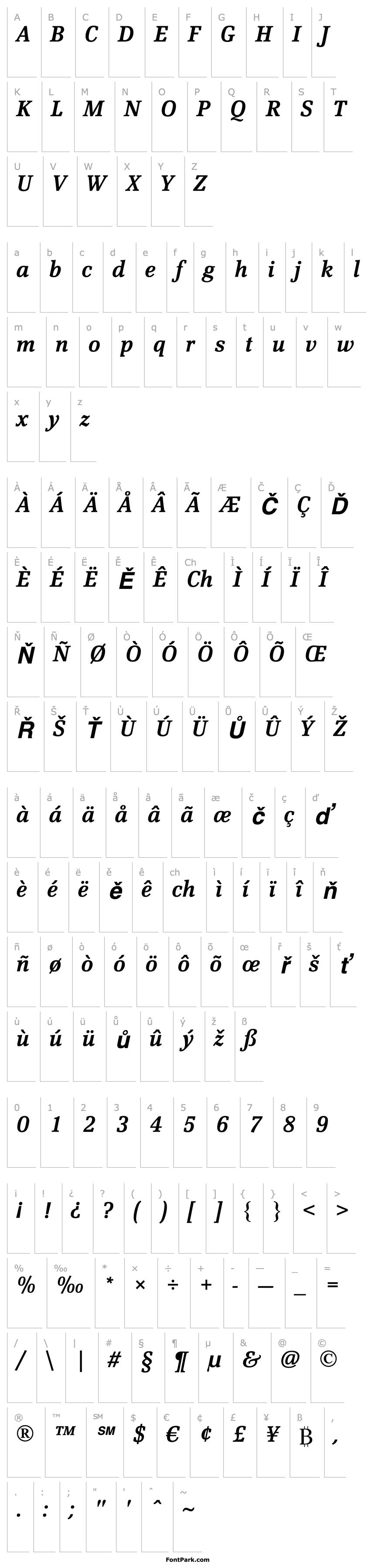 Overview ScherzoStd-DemiItalic