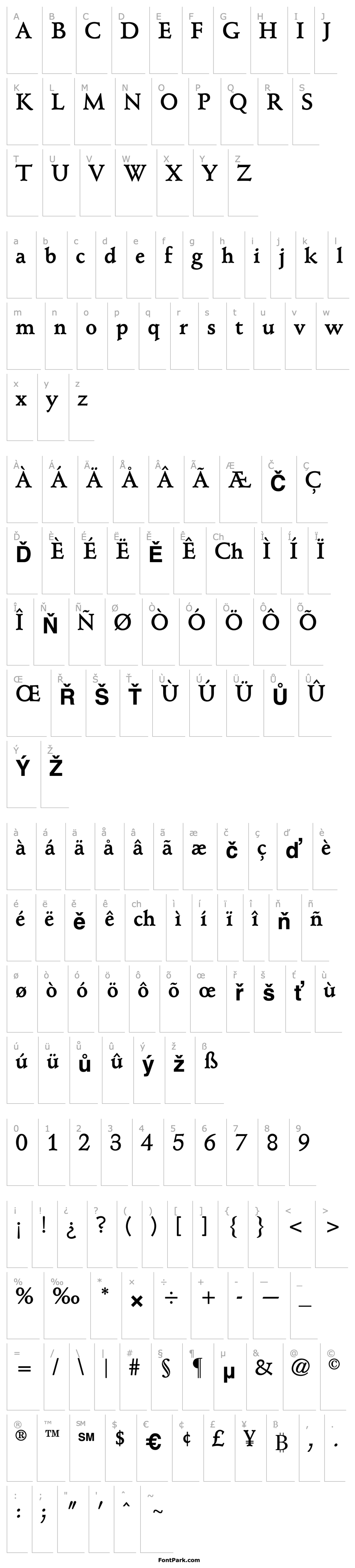 Overview Schneidler CG Bold