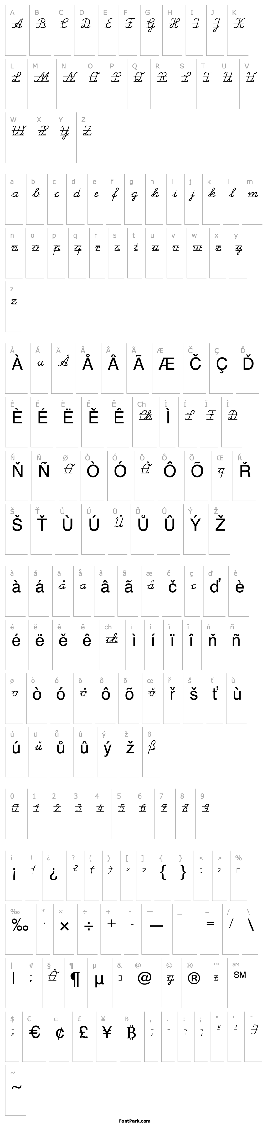 Overview SchulschriftB-L2