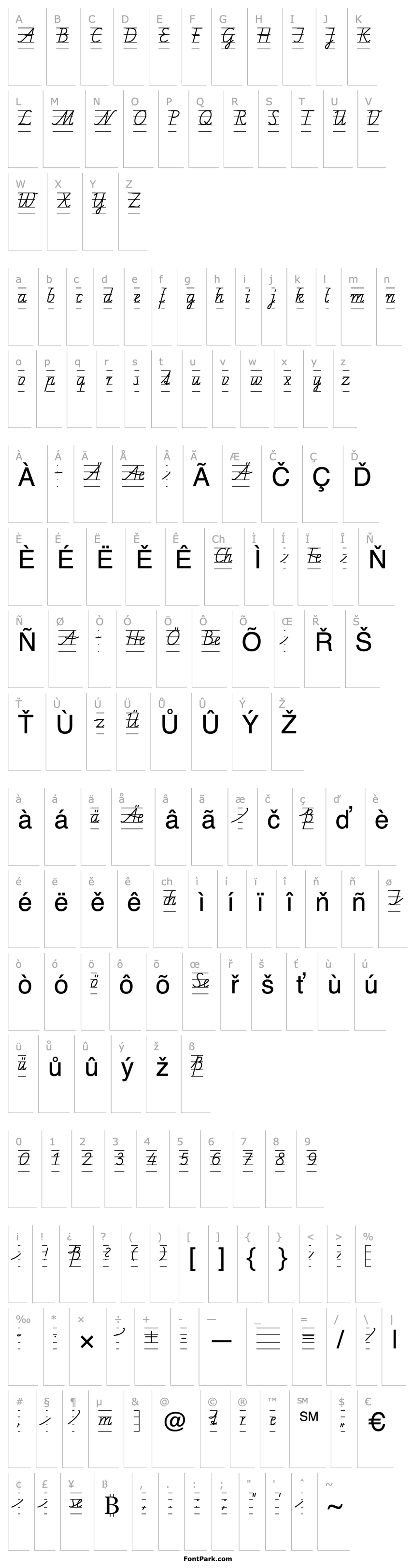 Overview SchulschriftCL4