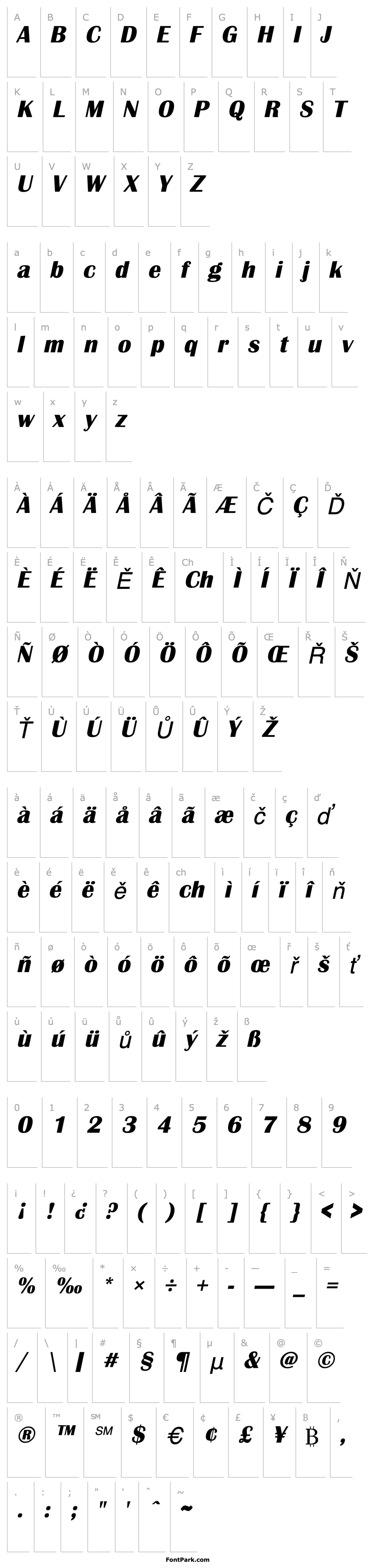 Overview Scotsdale Italic