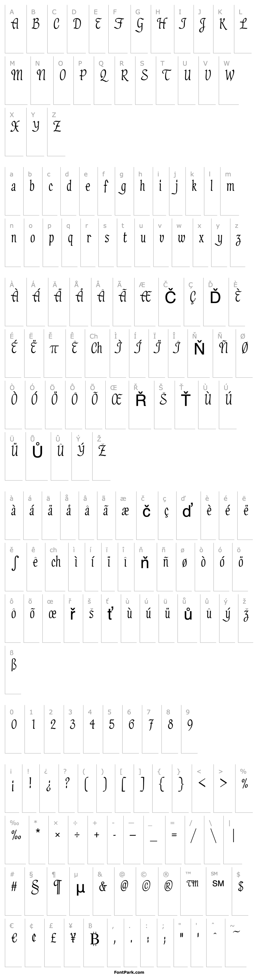 Overview Script-H650-Regular