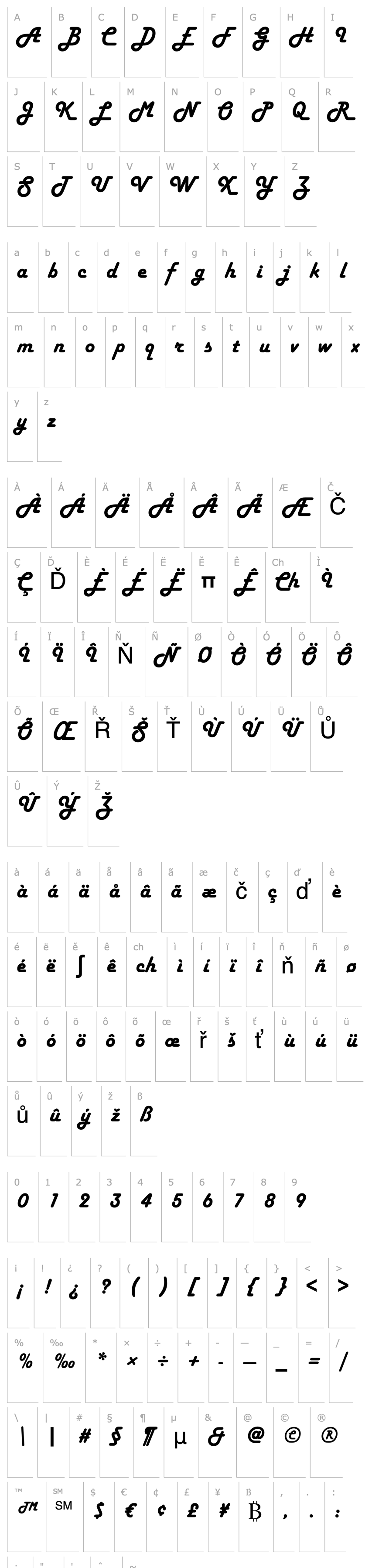 Přehled Script-H651-Regular